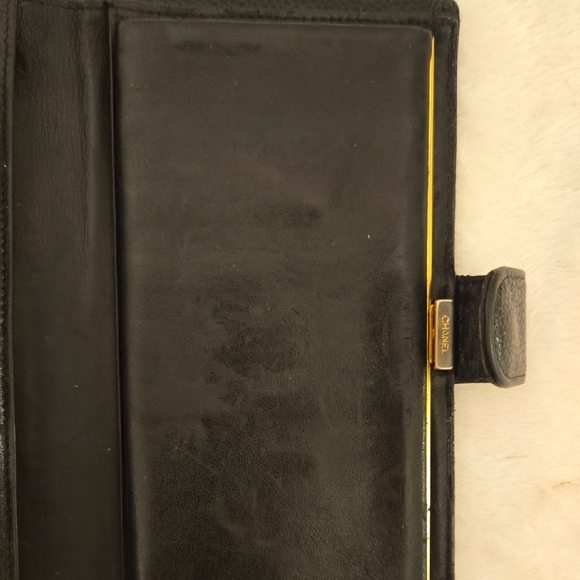 Chanel Black Vintage Caviar Leather Wallet  Full Inclusion - Picture 6 of 12